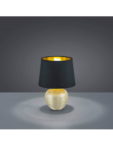 Lámpara de mesa con pantalla Luxor para E14