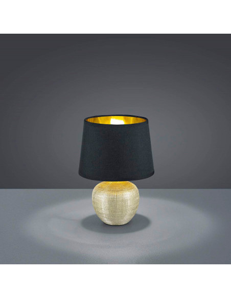 Lámpara de mesa con pantalla Luxor para E14