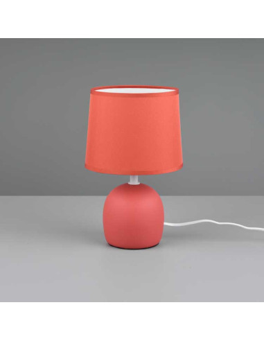 Lámpara de mesa con pantalla Malu para E14