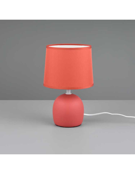 Lámpara de mesa con pantalla Malu para E14
