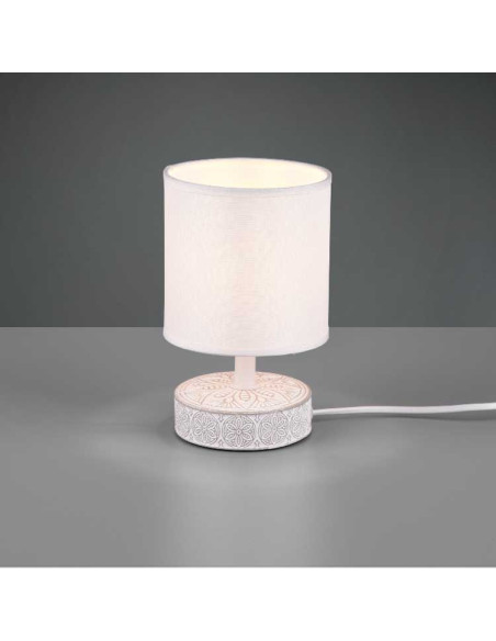 Lámpara de mesa con pantalla Marie para E14