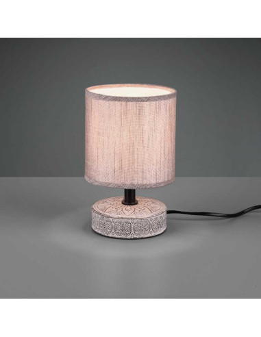 Lámpara de mesa con pantalla Marie para E14