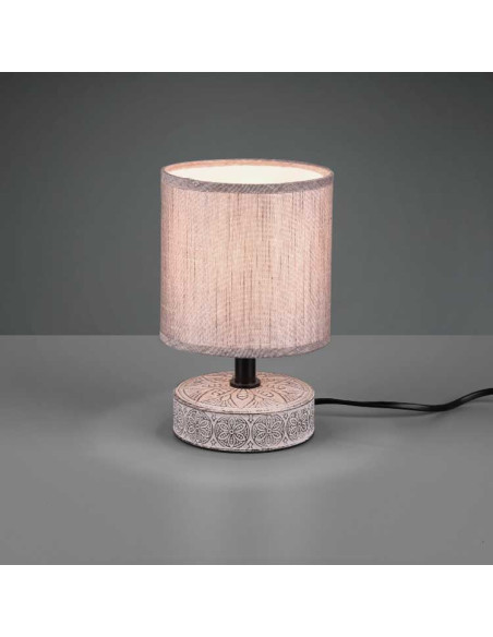 Lámpara de mesa con pantalla Marie para E14
