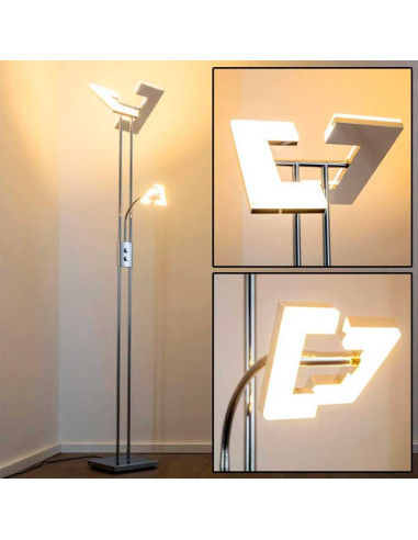 Lámpara de suelo AVIGNON con iluminación oscilante