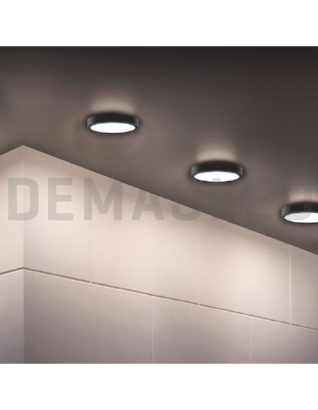 Plafón LED redondo de 22.2cm, 18W 1440lm de aplicar