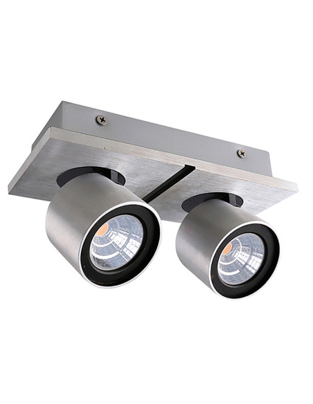 Aplique orientable 10W 60º 3000K 2 luces LC258