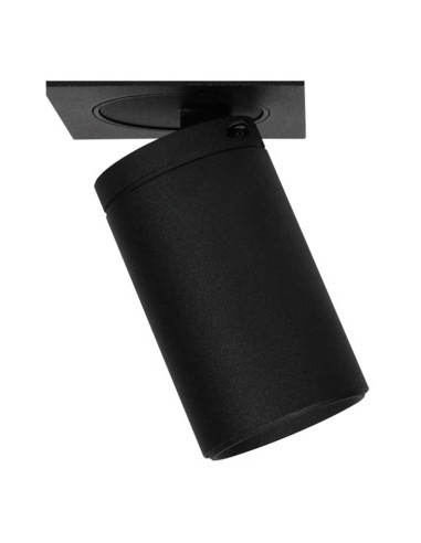 Foco empotrar para GU10 negro mate texturizado nc2156