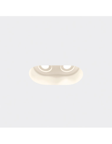Empotrable modelo ROCK 1 en color Blanco para 2xGU10 (no incluida)