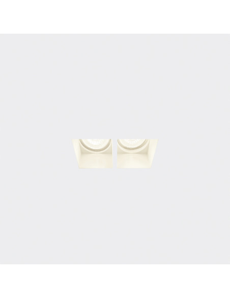 Empotrable modelo IRIS 2 en color Blanco para 2xGU10 (no incluida)