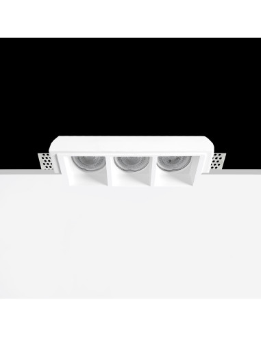 Empotrable modelo IRIS 3 en color Blanco para 3XGU10 (no incluida)