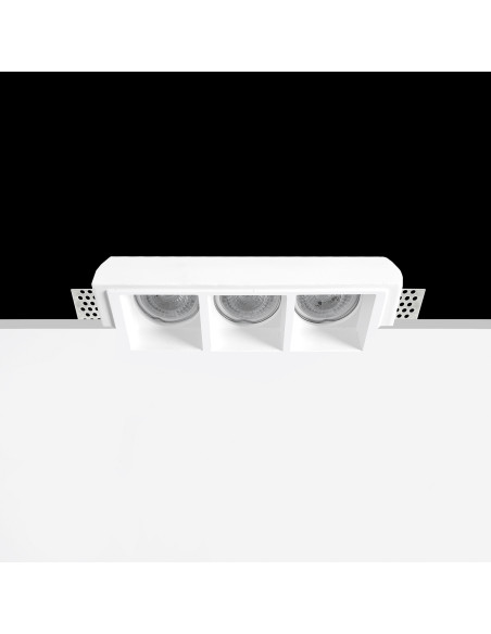 Empotrable modelo IRIS 3 en color Blanco para 3XGU10 (no incluida)
