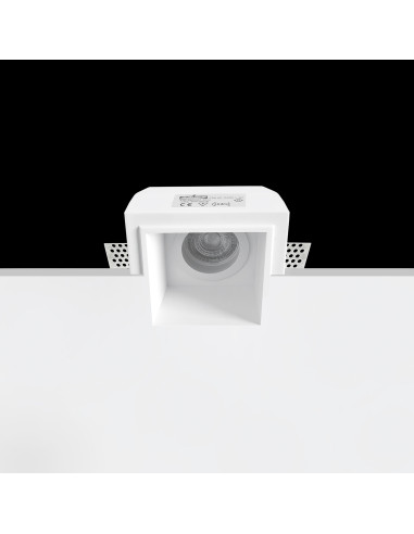 Empotrable modelo DICRO 1 en color Blanco para 1xGU10 (no incluida)