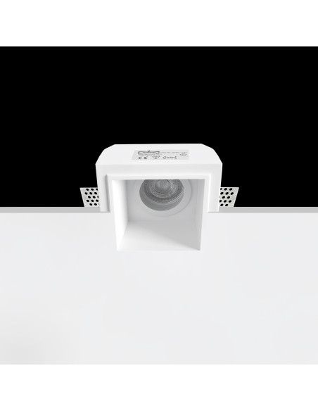Empotrable modelo DICRO 1 en color Blanco para 1xGU10 (no incluida)