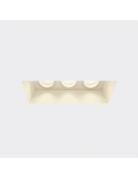 Empotrable modelo DICRO 3 en color Blanco para 3XGU10 (no incluida)