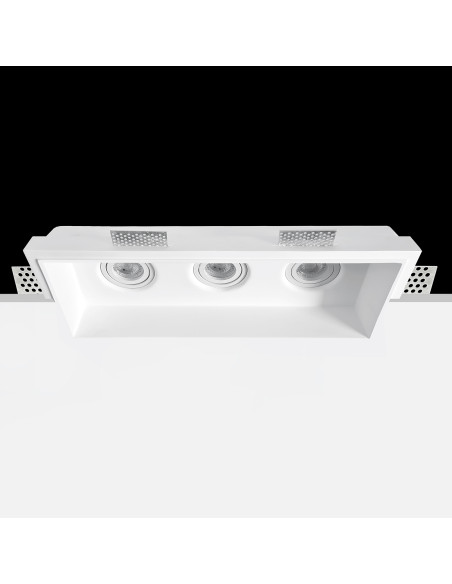Empotrable modelo ATOS 3 en color Blanco para 3XGU10 (no incluida)