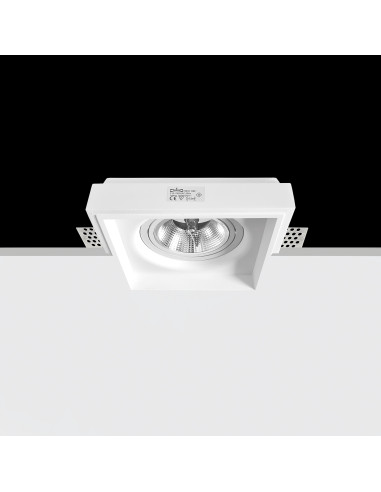 Empotrable modelo RIMA 1 en color Blanco para 1xGU10 (no incluida)