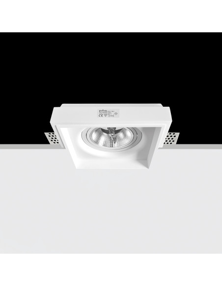 Empotrable modelo RIMA 1 en color Blanco para 1xGU10 (no incluida)