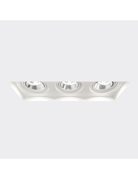 Empotrable modelo RIMA 3 en color Blanco para 3XGU10 (no incluida)