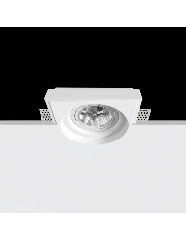 Empotrable modelo KU 1 en color Blanco para 1xGU10 (no incluida)