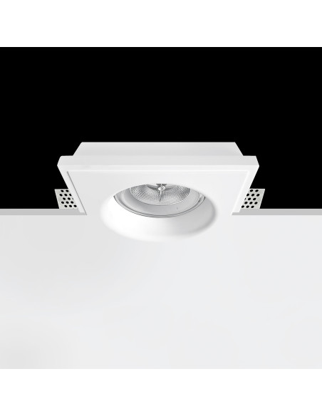 Empotrable modelo GLORY en color Blanco para 1xGU10 (no incluida)