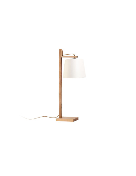 Lámpara de mesa modelo HIBISCO en color Natural para 1xE27 (no incluida)