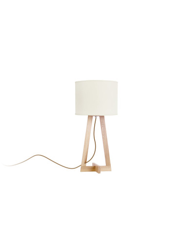 Lámpara de mesa modelo ALISO en color Natural para 1xE27 (no incluida)