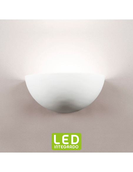 Aplique de pared modelo ESFERA ALTA 300 LED Dimable en color Blanco