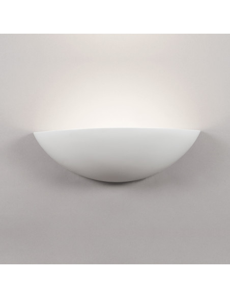 Aplique de pared modelo ESFERA 405 - 1xE27 en color Blanco para 1xE27 (no incluida)