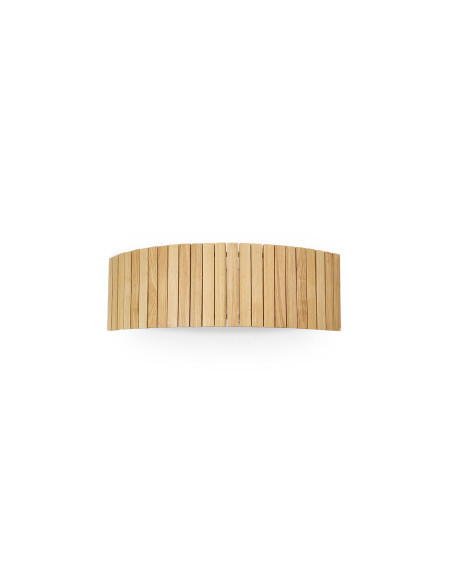 Aplique de pared modelo Yuca en color Natural para 1xE27 (no incluida)