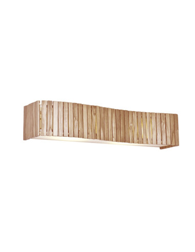 Aplique de pared modelo GINGO en color Natural para 2xE27 (no incluida)