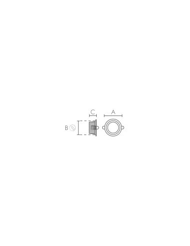 Empotrable modelo DL3505 10W en color Blanco