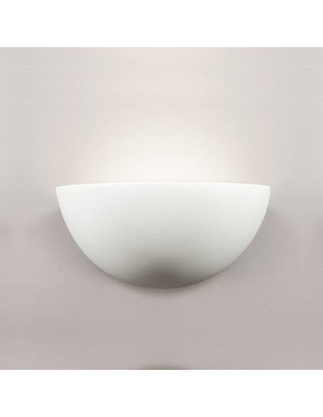 Aplique de pared modelo ESFERA ALTA 405 - 1xE27 en color Blanco para 1xE27 (no incluida)