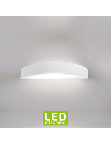 Aplique de pared modelo NORA 320 Dimable en color Blanco