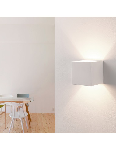 Aplique de pared modelo ARIEL 115 en color Blanco para 1XG9 (no incluida)