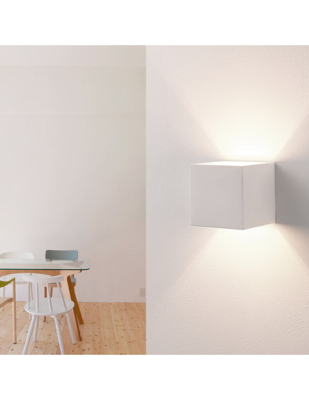 Aplique de pared modelo ARIEL 115 en color Blanco para 1XG9 (no incluida)