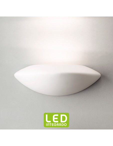 Aplique de pared modelo CRETA LED Dimable en color Blanco