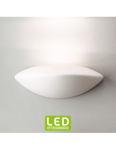 Aplique de pared modelo CRETA LED en color Blanco