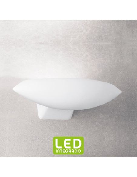 Aplique de pared modelo APOLO LED Dimable en color Blanco