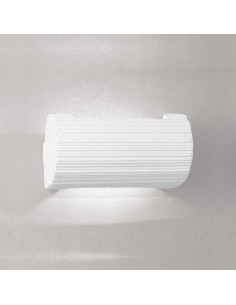 Aplique de pared modelo INÉS - 1xE27 en color Blanco para 1xE27 (no incluida)