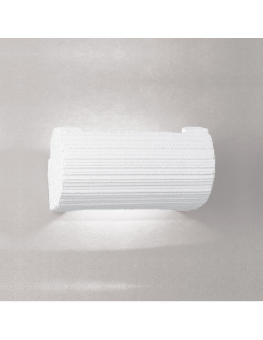 Aplique de pared modelo INÉS - 1xE27 en color Blanco para 1xE27 (no incluida)