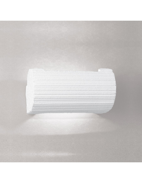 Aplique de pared modelo INÉS - 1xE27 en color Blanco para 1xE27 (no incluida)