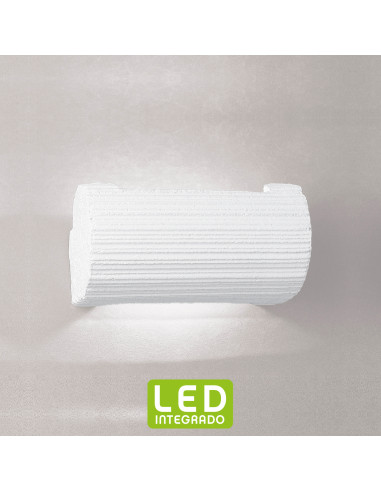 Aplique de pared modelo INÉS LED en color Blanco