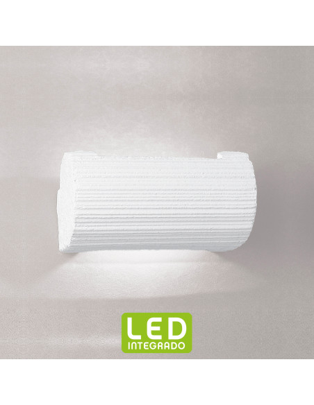 Aplique de pared modelo INÉS LED en color Blanco