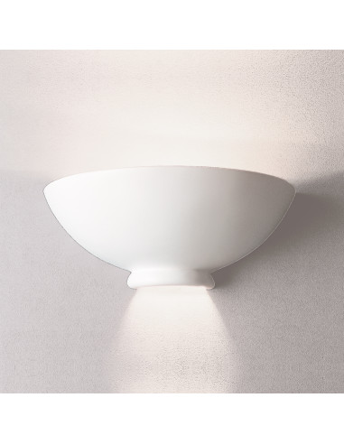 Aplique de pared modelo SPARTA - 1xE27 en color Blanco para 1xE27 (no incluida)