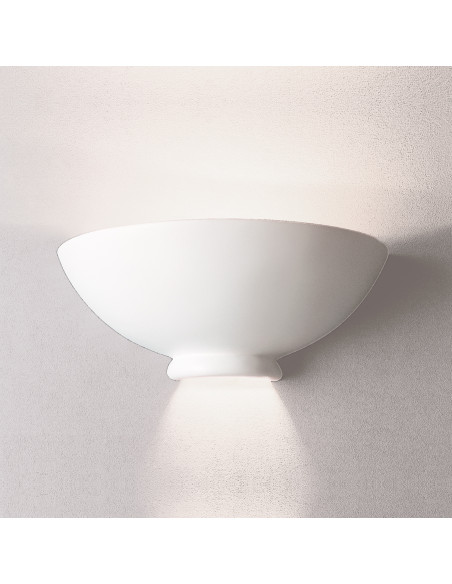 Aplique de pared modelo SPARTA - 1xE27 en color Blanco para 1xE27 (no incluida)