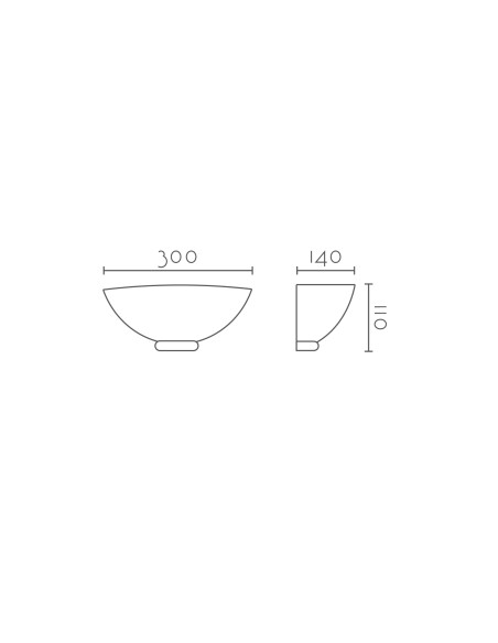 Aplique de pared modelo SPARTA LED en color Blanco