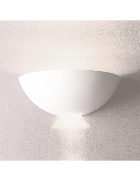 Aplique de pared modelo ZEUS - 1xE27 en color Blanco para 1xE27 (no incluida)
