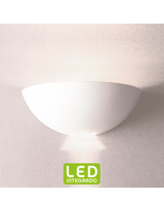 Aplique de pared modelo ZEUS LED Dimable en color Blanco