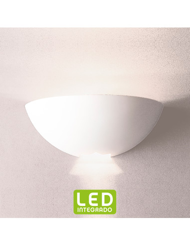 Aplique de pared modelo ZEUS LED Dimable en color Blanco