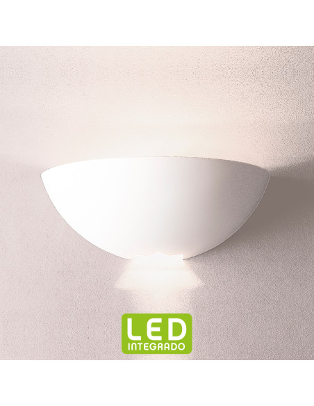 Aplique de pared modelo ZEUS LED Dimable en color Blanco